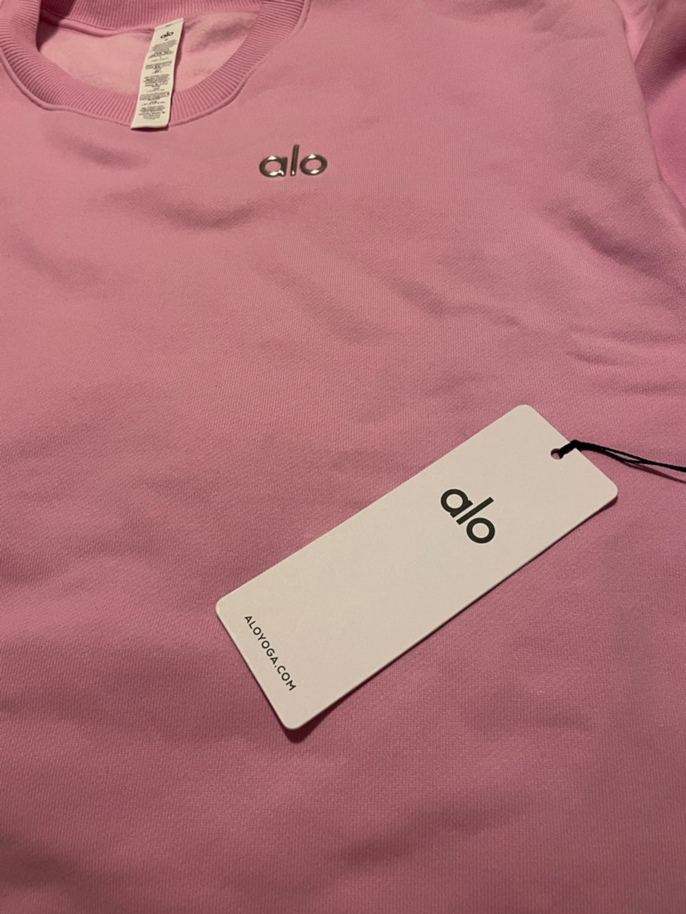 ALO Yoga Women's Crewneck Sweatshirt - Pink - Picture 5 of 6